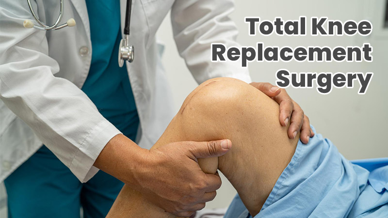 Total knee replacement surgery